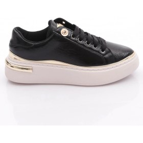 Resim Dgn 2557 Kadin Bağcikli Şerit Detayli Spor Ayakkabi 