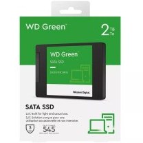 Resim WD Green, WDS200T2G0A, 2TB, 545/465, 3D NAND, 2,5" SATA, SSD 