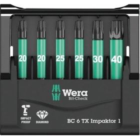 Resim Wera Bit-Check 6 Tx Impaktor 1 Torx Bits Seti 05057693001 