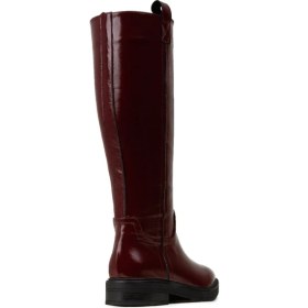 Resim Deery Kadın Hakiki Rugan Bordo Çizme - M2135ZBRDC01 