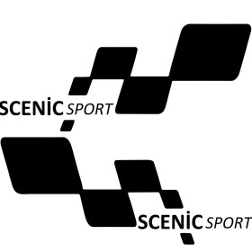 Resim TSC Scnic Sport Etiket Yapıştırma 30CMX11CM MMD297 