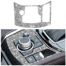 Resim Mazda Cx-5 2017-2018 Araba Elektronik El Freni Paneli Elmas Dekoratif Etiket, Sağ Sürücü 1 Adet 