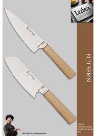 Resim Elite Serisi Mutfak Bıçak Seti 2 Li Et Sebze Şef Bıçak Mft-1276 