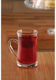 Resim Paşabahçe Mila Kulplu Büyük Çay Bardağı 150 Cc 6 lı 55613 