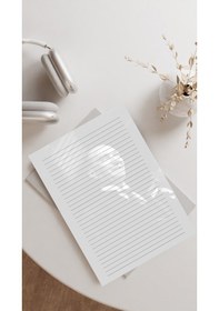 Resim 20 Adet 20x28 cm Boyutunda Mustafa Kemal Atatürk Mektup Kağıdı/not Kağıdı Model 1 