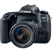 Resim Canon Eos 77d 18-55mm Is Stm Fotoğraf Makinesi 