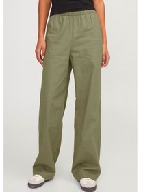 Resim Jack & Jones Jjxx Jxpoppy Lınen Hw Pant Pnt Yeşil Kadın Pantolon 000000000101961817 Yeşil 