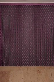Resim KALPLİ MODEL MOR RENK İP PERDE HAZIR İP PERDE 300 * 270 