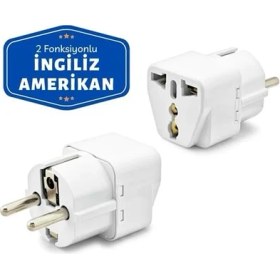 Resim XML Dünyası Ingiliz ve Amerikan Fişi Dönüştürücü Priz Adaptör 715999 