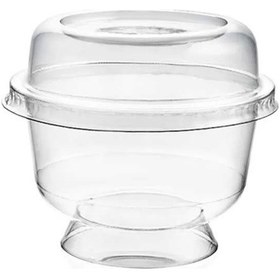 Resim Ayaklı Tatlı Kasesi Şeffaf 200 Cc - 500 Adet 