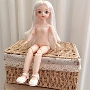 Resim 30.0cm Bebek, BJD Bebek, Sevimli Makyaj Çıkarılabilir Eklem DIY Hediye Oyuncaklar, Kawaii Çizgi Film Animasyon 3D Gerçek Göz Komik Yüz Kostüm Bebek, Doğum Günü Noel Yeni Yıl Hediyesi 
