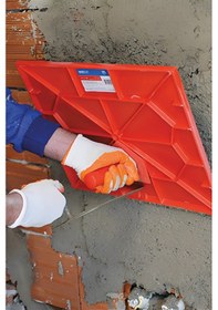 Resim Dekor 076 Sıvacı Küreği 36x44 Cm, Hafif Ve Dayanıklı Plastik Gövde, Ergonomik Sap 