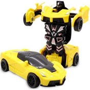 Resim Prodigy Toy 1:32 Dönüşen Araba Kırılmaz Mini Araba Sarı 