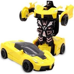 Resim Prodigy Toy 1:32 Dönüşen Araba Kırılmaz Mini Araba Sarı 