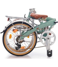Resim 20J Bianchi Foldıng New Vıntage Katlanır Bisiklet - Celeste 