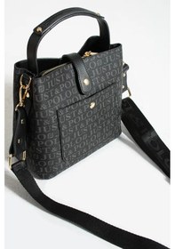 Resim Just Polo Kadın Günlük Kullanıma Uygun Uzun Askılı Şık El & Omuz Çantası Shoulder Bag Siyah 