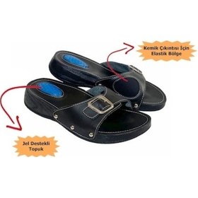 Resim Medikaltec Bayan Topuk Dikeni Terliği Siyah 38 Numara 