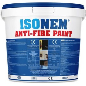 Resim Isonem Antıfıre Paınt Yangın Geciktrici Son Kat Beyaz Boya 5 Kg 