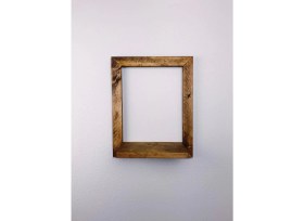 Resim Umut Ahşap Pencere Duvar Raf. 