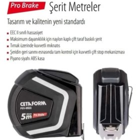 Resim Normadia Pro Brake Şerit Metre 5-27 Mm, Hassas Ölçüm Aracı, Kaliteli ve Dayanıklı 