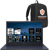 Resim ExperBook B1500CEAE i5 1135G7 24GB RAM 2TB SSD 15.6'' FHD W11PRO BQ4167 & PER4 Çanta Asus