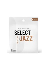 Resim D'addario Orrs03asx3s Organic Select Jazz Unfiled Alto Saksafon Kamışı No: 3 Soft Profesyonel/caz - 3'lü Paket Kimyasalsız Organik Tarım Sertifikalı Ve Net Caz Tınısı 