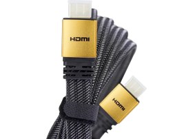 Resim Digiworld 4K HDMI Flat Kablo 26 Awg 2.0 Versiyon - 1.8m 