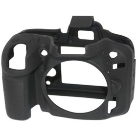 Resim EasyCover Nikon D7100-d7200 Silikon Kılıf Siyah 