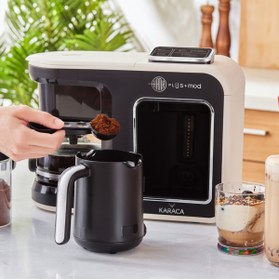 Resim Karaca Hatır Plus Mod 5'i 1 arada, 750 ml Tee/Filterkaffee, Turkischen Kaffeemaschine Creme, für Kaffee 