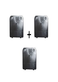 Resim 125mt Uyumlu Akü Kapağı 3 Adet Siyah 