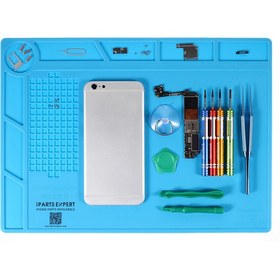 Resim Iparts Expert Yalıtımlı Silikon Telefon Tamir Pedi 35 CM X 25 CM 