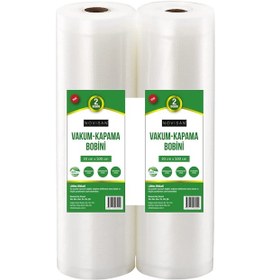 Resim Novisan 2 Ad 30x500cm Vakum Poşeti Bobini Tırtıklı 