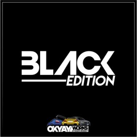 Resim Black Edition Sticker - Beyaz 