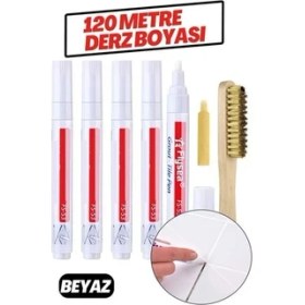 Resim Najmaddin Hsnet Derz Arası 120 Metre Boyama Rötüş Kalemi Beyaz - NJ001P-4GL8X0 