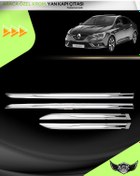 Resim ACK Dizayn RENAULT MEGANE 4 2016+ ARACA ÖZEL ÜRETİM KROM YAN KAPI ÇITASI A+ PASLANMAZ ÇELİK 