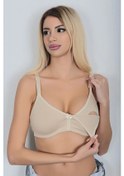 Resim Özel Üretim Yumuşak Toparlayıcı Rahat Dayanıklı Tam Kalıp Dikişsiz Pamuklu Balensiz Emzirme Sütyen 