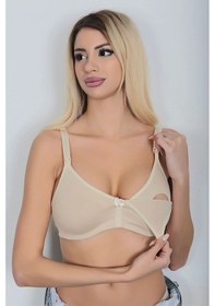 Resim Özel Üretim Yumuşak Toparlayıcı Rahat Dayanıklı Tam Kalıp Dikişsiz Pamuklu Balensiz Emzirme Sütyen 