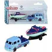 Resim Majorette 1:64 The Originals Volkswagen T1 Taşıyıcı Tekne Mavi 
