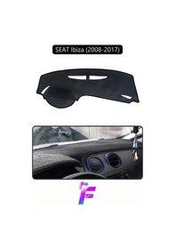Resim Seat Ibıza 2008-2017 Uyumlu Torpido Örtüsü Yansıma Önleyici Tam Koruma Hızlı Montaj K18 Siyah 