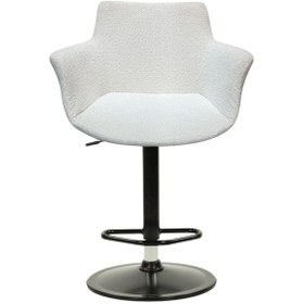 Resim Kaya Ofis Curve Bar Taburesi Beyaz 