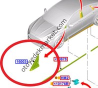 Resim Ford Mondeo (2014-2022) Ayna Kaplama Sol Üçgen (Otosan) 