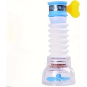 Resim Gaojunshop01 Mavi Ecoflow Universal Musluk Filtresi Uzatıcı Su Arıtıcı Döner Başlık 