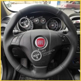Resim Fiat Linea (Tuşlu) Araca Özel Direksiyon Kılıfı 