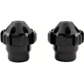 Resim Tongdashop Ktm Yamaha Honda Motocross İçin 30mm Cnc Alüminyum Siyah Motor Çatal Koruyucu Aksesuar 