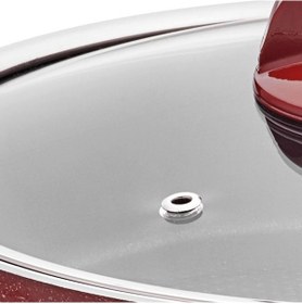 Resim Taç Granit Basık Teflon Pilav Tenceresi 24 CM 