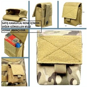 Resim Omeniv Omeniv Kamuflaj Sigara Çakmak Çantası Kemer Kamp Outdoor 