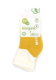 Resim Biorganic Colurs 2'li Havlu Kaymaz Bebek Çorabı 68480 
