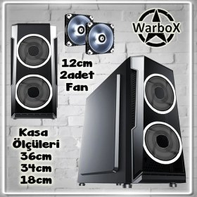 Resim Warbox Michael I3 3220 3.30GHZ 8gb Ram 240GB SSD 250GB HDD R7 240-4GB E.kartı 19" Monitör Masaüstü Bilgisayar 