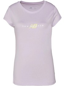 Resim New Balance WTT2033-PBR Logo Tee Kadın Tişört 