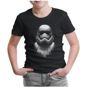 Resim Lord Tshirt Star Wars - Storm Trooper Siyah Çocuk Tshirt 